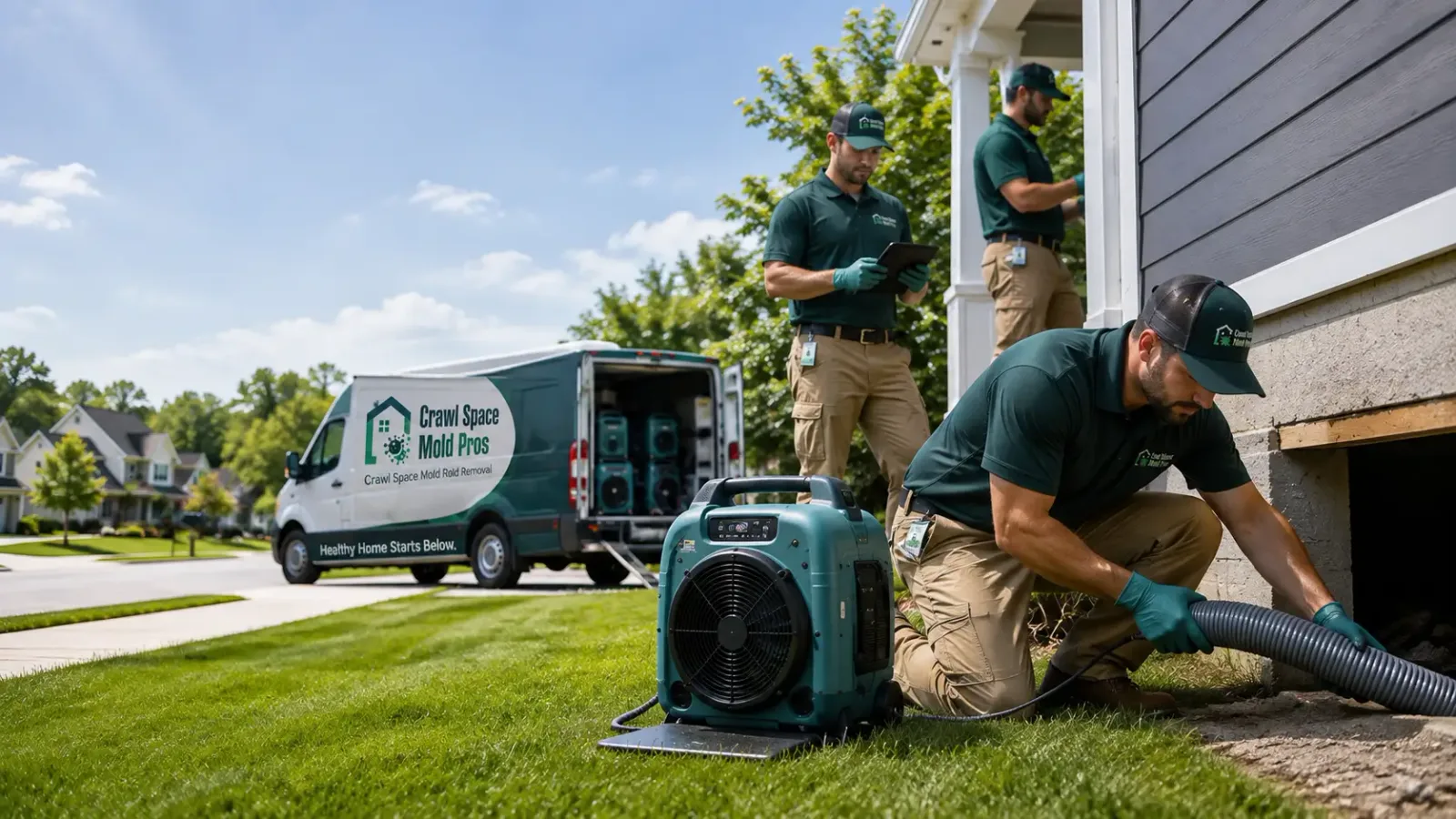 Crawl Space Mold Removal in Clifton, KS